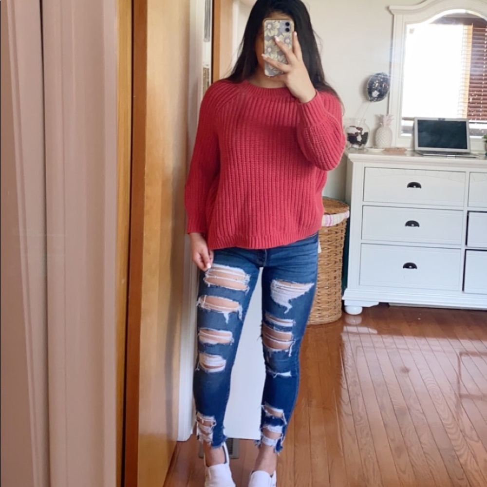 Aerie Baloon Sleeve Sweater